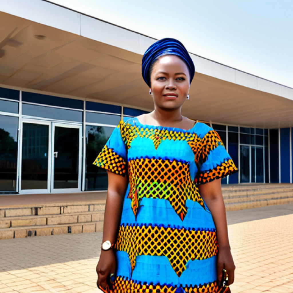 잠비아 시민권 취득 - Zambian Professional**

"A Zambian businesswoman in a modest, brightly colored Chitenge dress, stand...